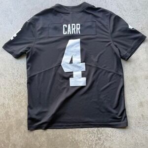 Las Vegas Raiders Oakland Derek Carr #4 Men's Authentic Nike XL Game Jersey